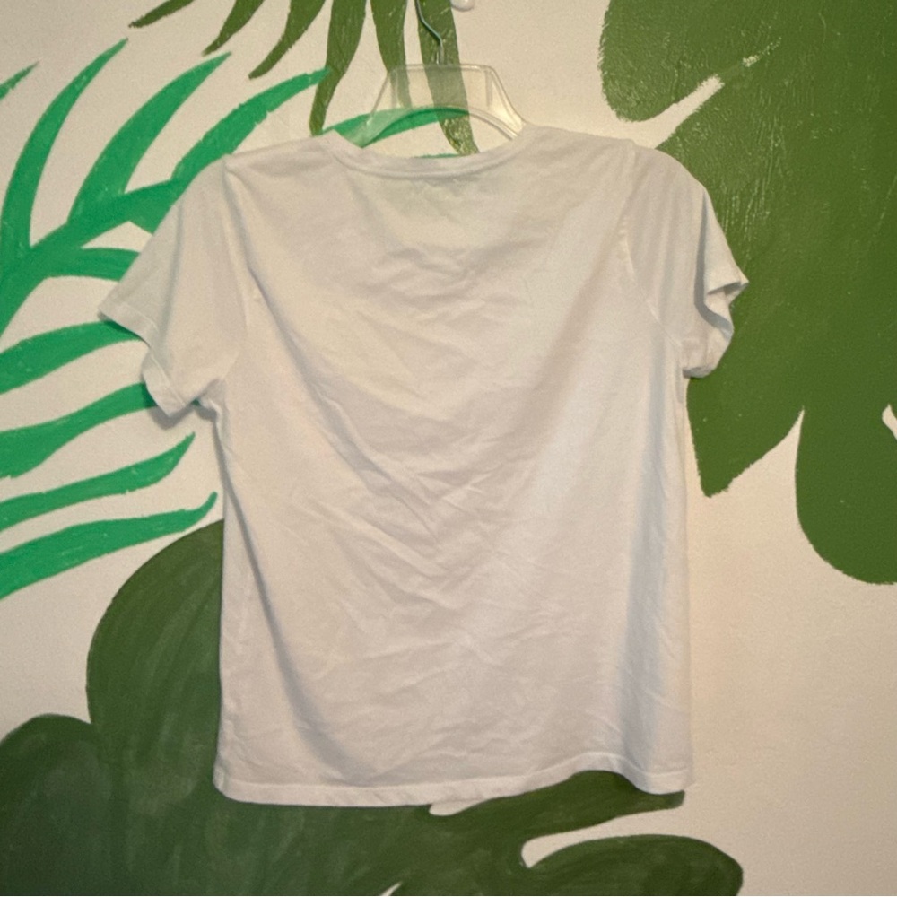 J. Crew Collector Tee White Graphic Tee with Colorful Sardine Can Prints - Picture 2 of 7